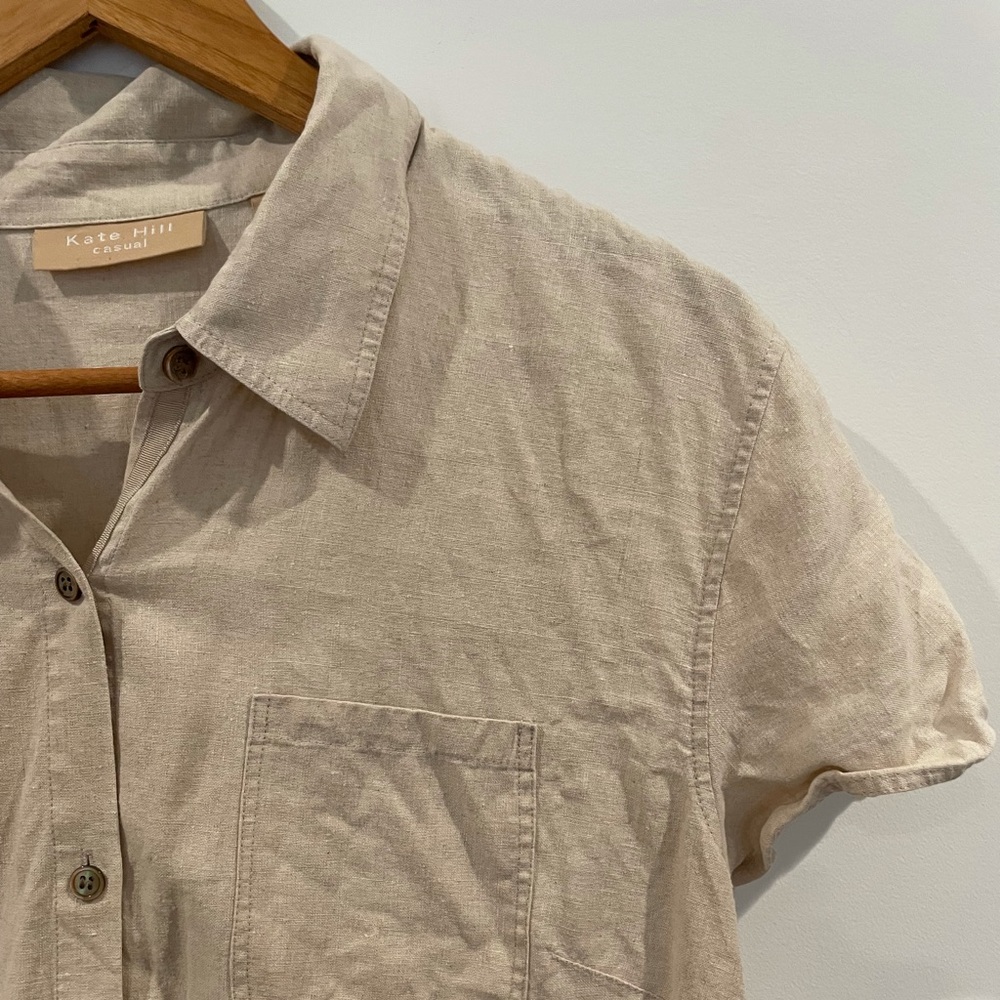 Casual Linen button down - Picture 2 of 4